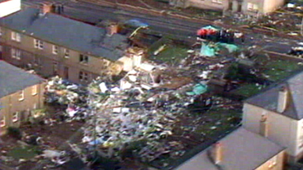 Lockerbie: The scene of the terrorist attack.