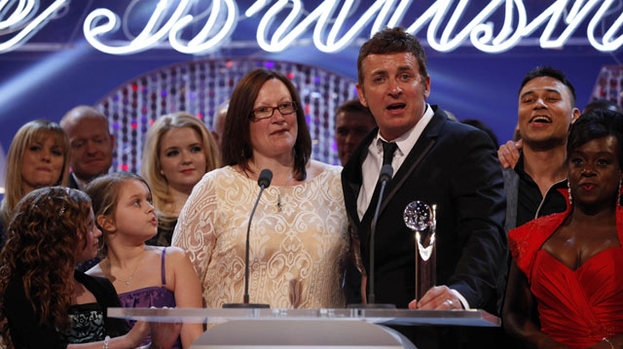 Big winner: EastEnders lifted the gong for Best British Soap