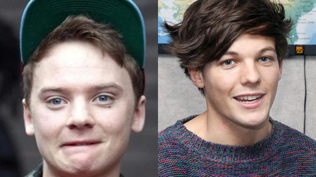 Fast movers: Conor and Louis bond on the track