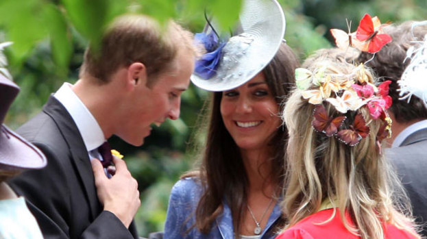 Hat's the way to do it: Kate Middleton has been spotted in stylish headwear