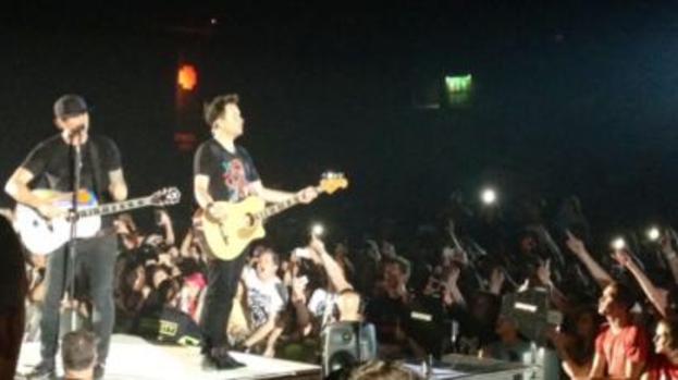 Blink-182: in-crowd acoustic.