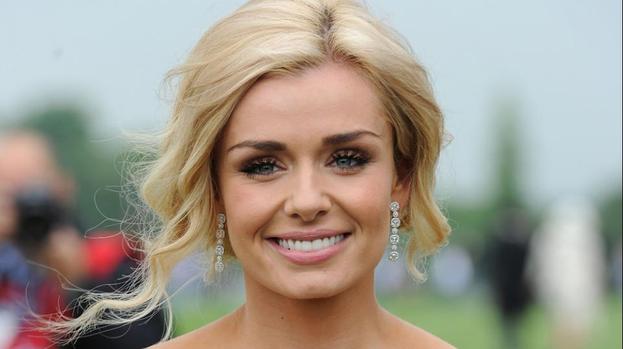 Katherine Jenkins enjoys dinner with Derek Hough