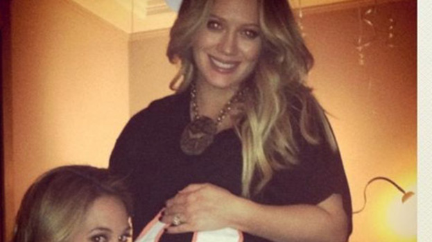 Hilary Duff enjoys baby shower
