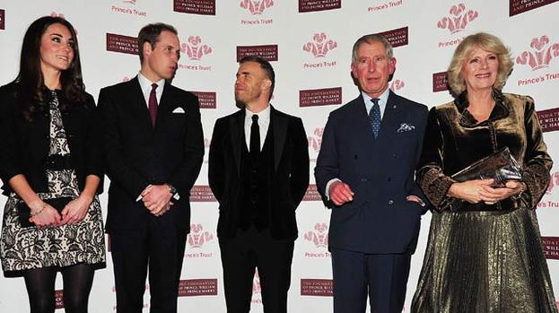 Xtra special guests: Royals show the Love Love for Barlow at charity gig