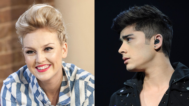 So proud: Perrie Edwards couldn't stop gushing about her One Direction boyfriend Zayn Malik