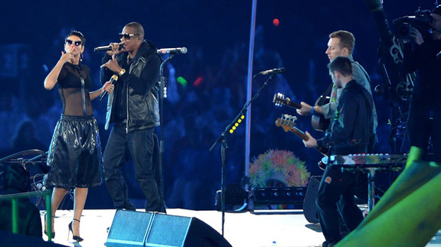 Rihanna, Coldplay and Jay Z