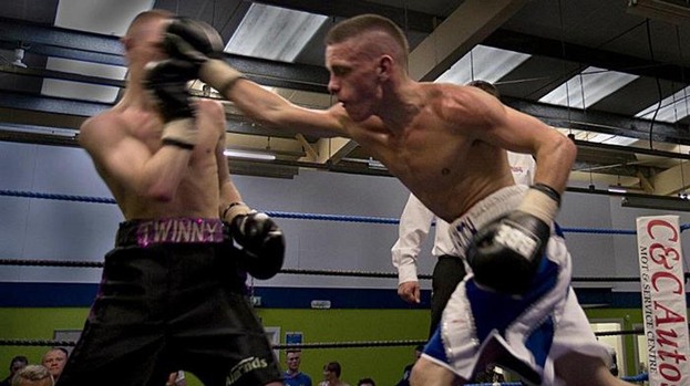 In action: Iain Butcher will be fighting on October 6