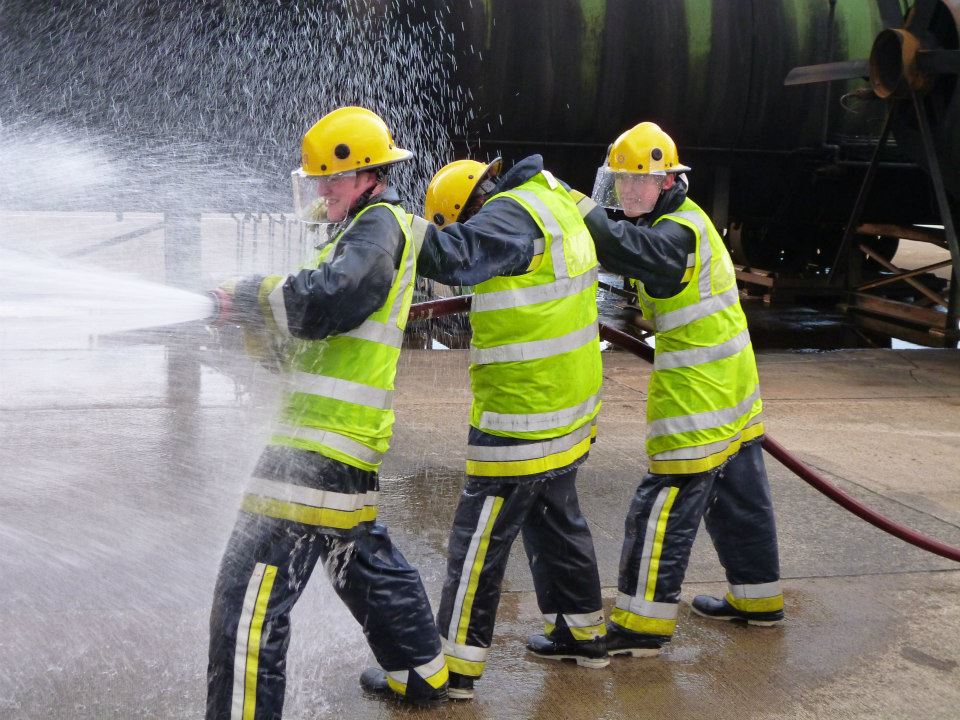 Young firefighters turn up the heat at Edinburgh Airport [Video]