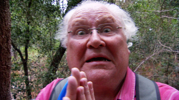 Colin Baker prays on I'm a Celebrity... Get Me Out of Here!