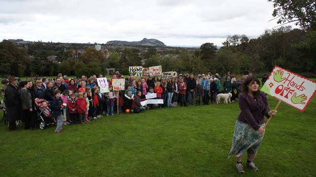 Craighouse protest