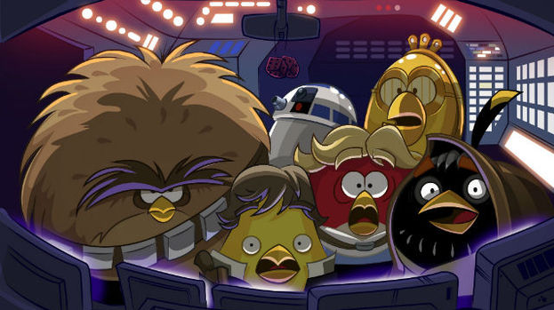 The Angry Birds franchise now includes the Star Wars characters.