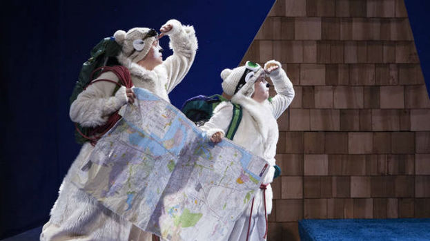 Eilidh MacAskill and Fiona Manson present their polar bear adventure story, Christmas show for children