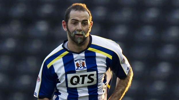 Gary Harkins in action for Kilmarnock