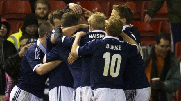 Scotland manager Gordon Strachan gave a nod to Germany's system with his starting line-up.