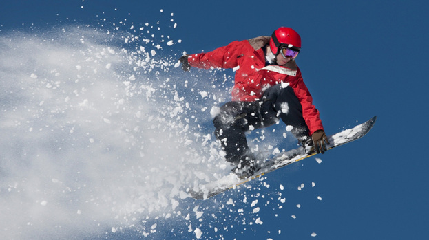Snowboarder image to promote Scotland's Best Outdoors