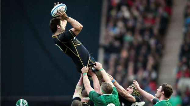 Johnnie Beattie, Scotland 12-8 Ireland, February 2013.