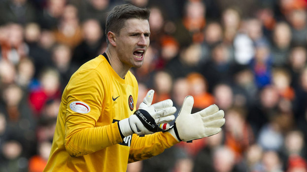 Radoslaw Cierzniak in action for Dundee United