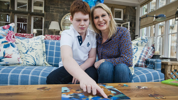 Ann Maxwell with son, Muir Maxwell who has dravet syndrome