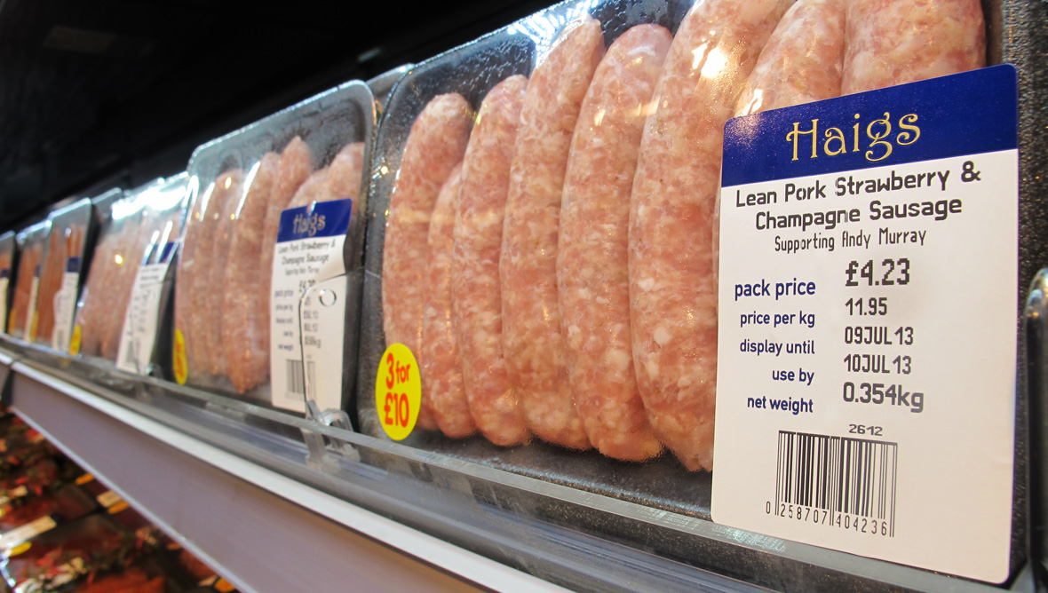 Haigs make Andy Murray Wimbledon sausage in tribute to Scots ace