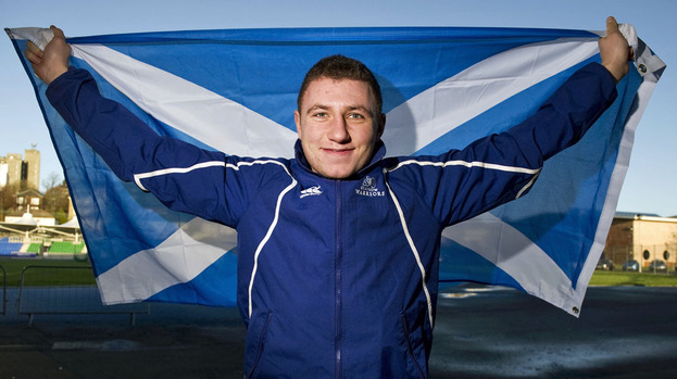 Rising star: Scotland fly-half Duncan Weir