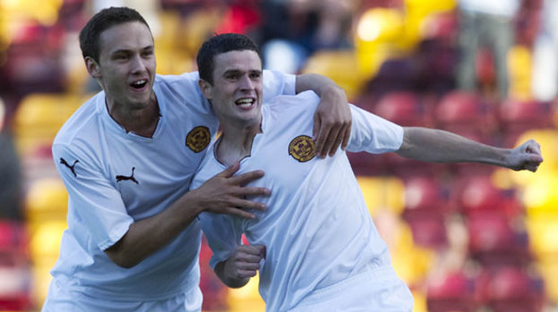 Motherwell had played without a permanent shirt sponsor in their four Europa League ties, before Commsworld's deal.